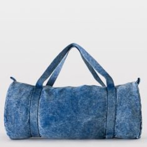 denim gym bag